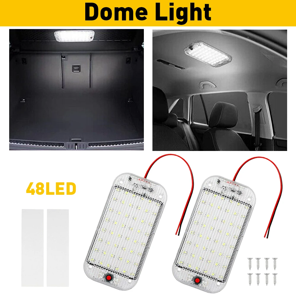 Plafonnier Voiture 12V 46 LED Lumière De Toit Camper Van