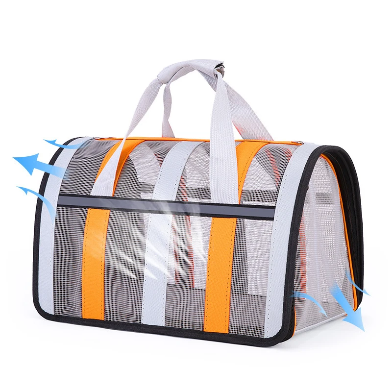 Pet Carrier Bag Shoulder Breathable For Outdoor Use