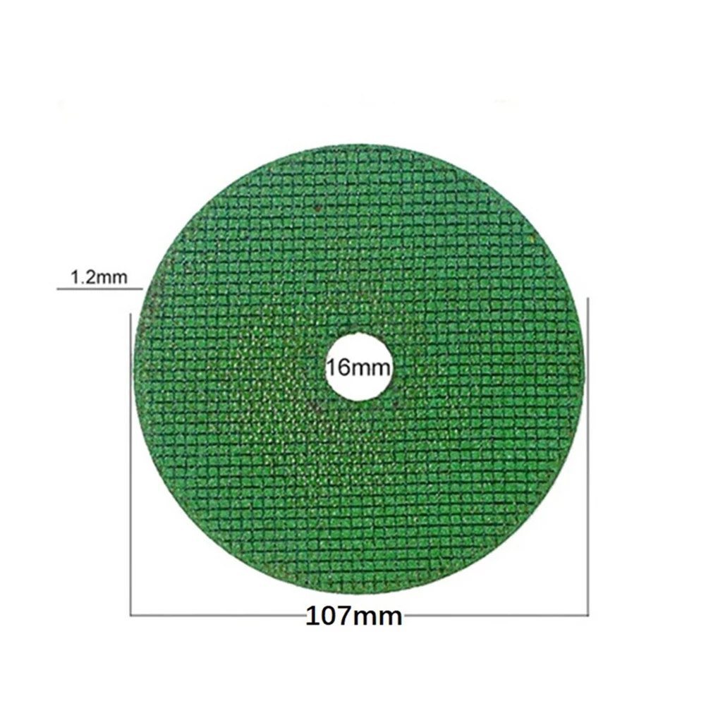 Sanding Discs 10Pcs 107mm Metal Cutting Disc Resin Grinding Wheel Saw Blade Double Mesh 16mm Bore Woodworking Tools Angle Grinder Accessories