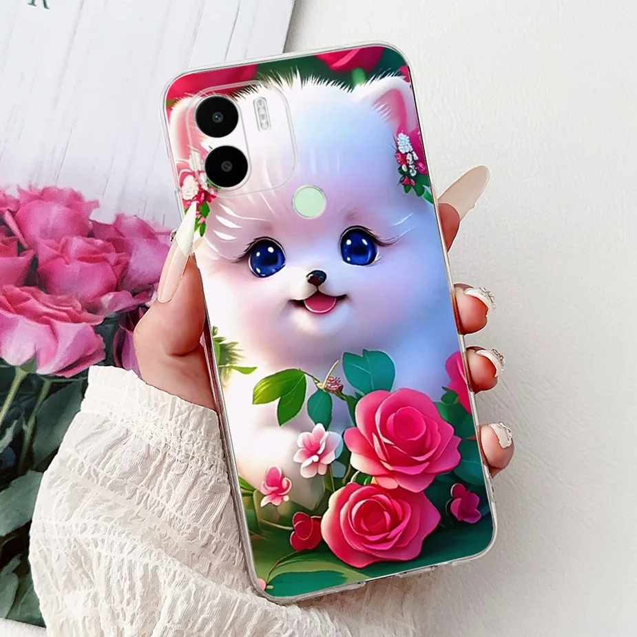 Cute Cat Painted Soft Slim Phone Case Cover - Bumper Protection