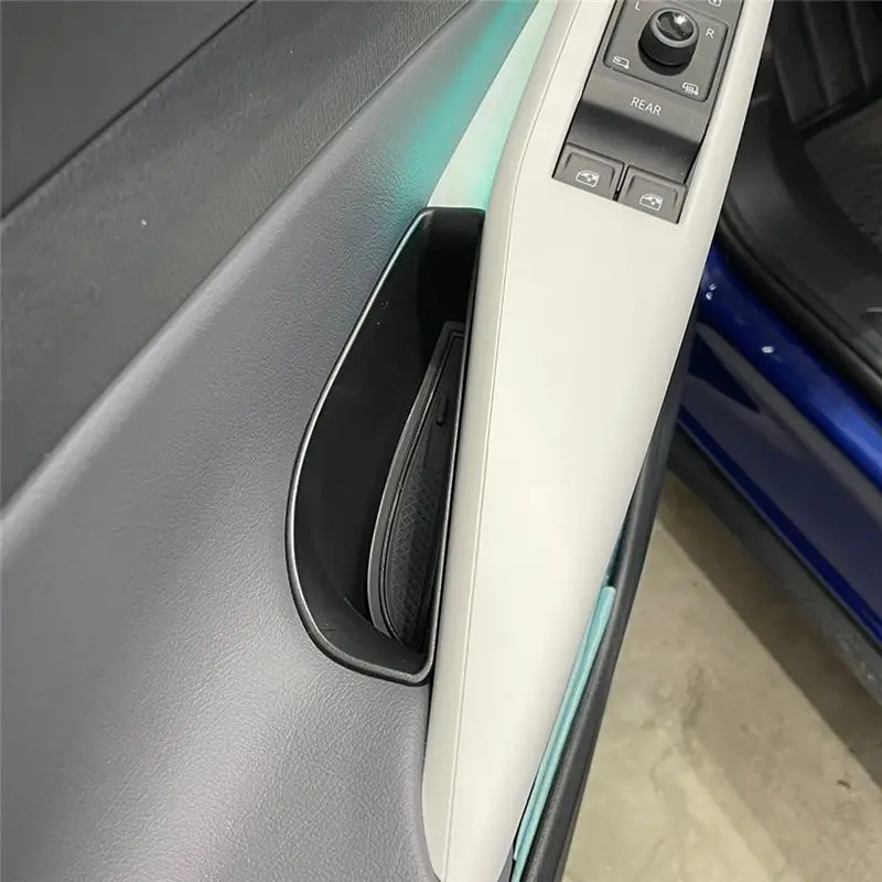 VW ID.4 ID4 2021-2023 도어 핸들 팔걸이 트레이 정리함 내부 교체 부품 액세서리용 더 나은 도어 핸들 보관함