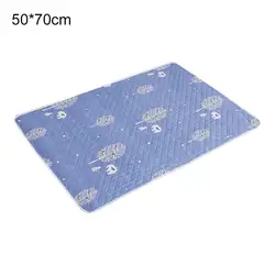 Breathable Waterproof Washable Baby Bedding Protector with Cute Cartoon Design (50X70CM)