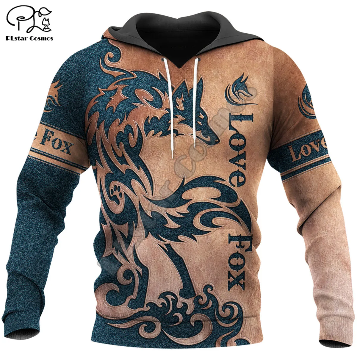 

PLstar Cosmos Cute Fox Animal 3D Printed New Fashion Hoodies Sweatshirts Zip Hoded For Men/Women Casual Streetwear Apparel F02