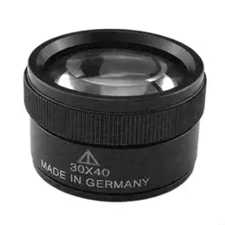 Enhanced Pocket Reading Magnifier with 157F Optics - Mini Desk Lens (Black)