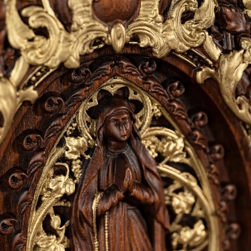 Virgin Mary Wooden Statue 4