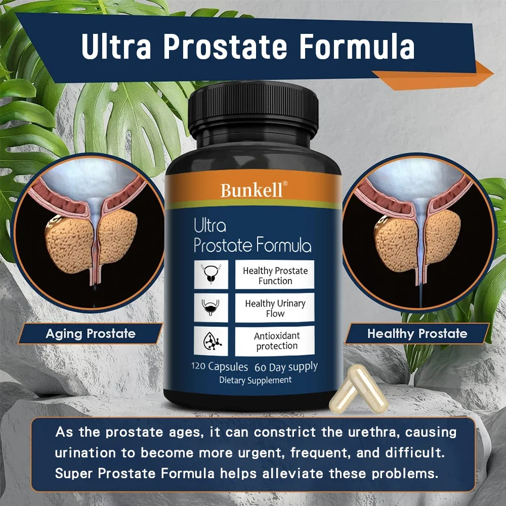 Prostate Capsules-With Nettle, Saw Palmetto-Urinary support, prostate health, antioxidant