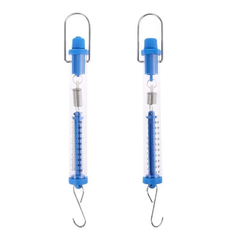 Spring Scale Transparent Spring Balance Hanging Tube Spring Scale 2.5N ...
