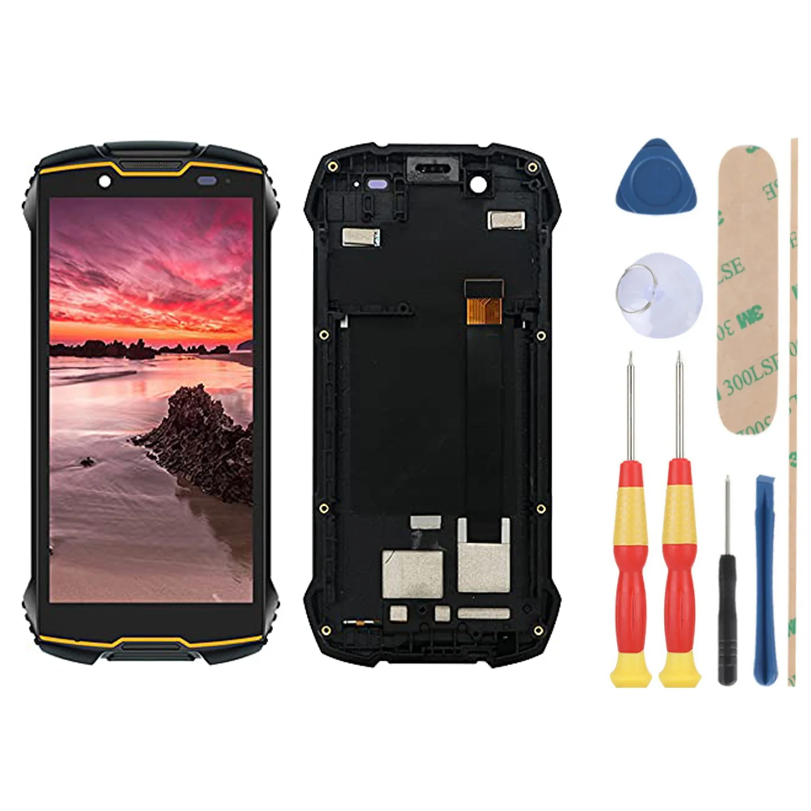 

For Cubot Kingkong Mini / 4.0" FHD+ LCD Display + Touch Screen+With Frame