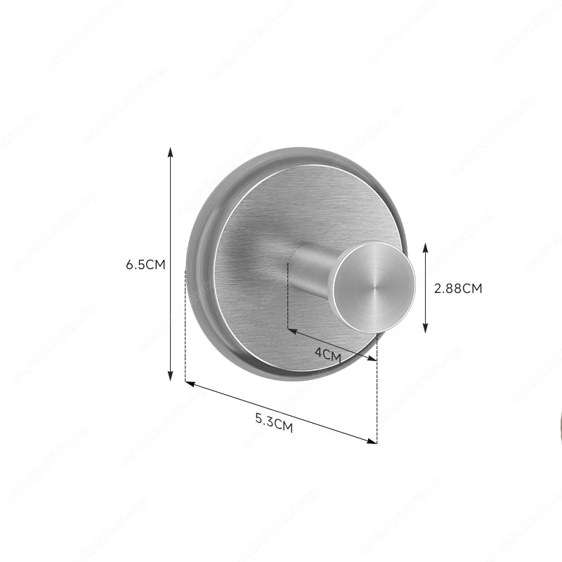 Waterproof Stainless Steel Suction Cup Wall Hooks: Reusable, Punch-Free