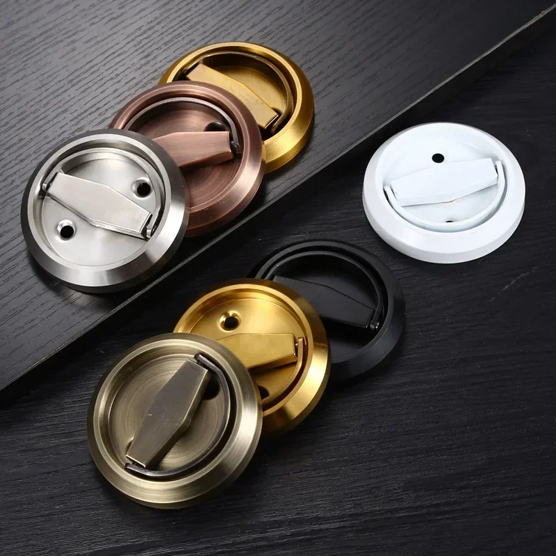 Stainless steel 304 single and double door lock sliding door pull lock Invisible hidden concealed embedded handle