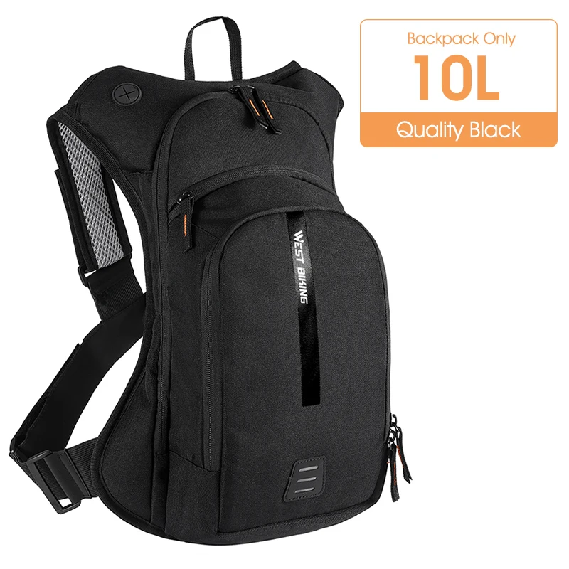 WEST BIKING 10L Cycling Hydration Backpack Ergonomic Cross Strap MTB Bicycle Bag Mountaineering Hiking Climbing Sport Backpack