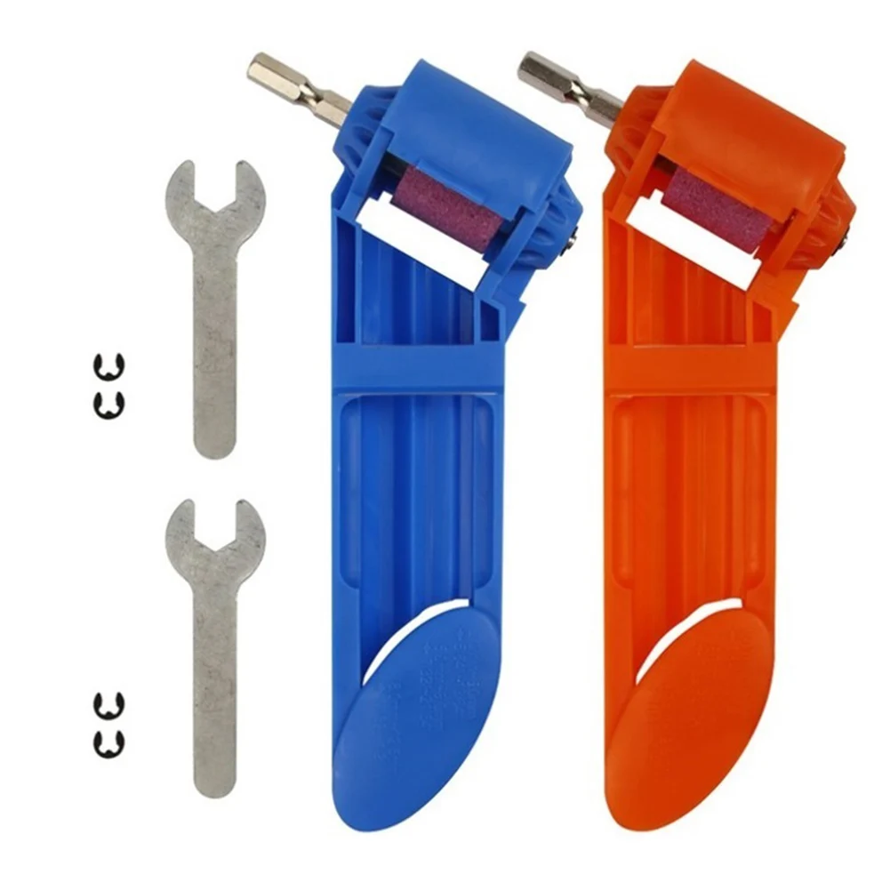 

2PCS Portable Drill Bit Sharpener Iron Drill Bit Sharpening Machine Corundum Grinding Wheel For Grinder Polishing Power Tools