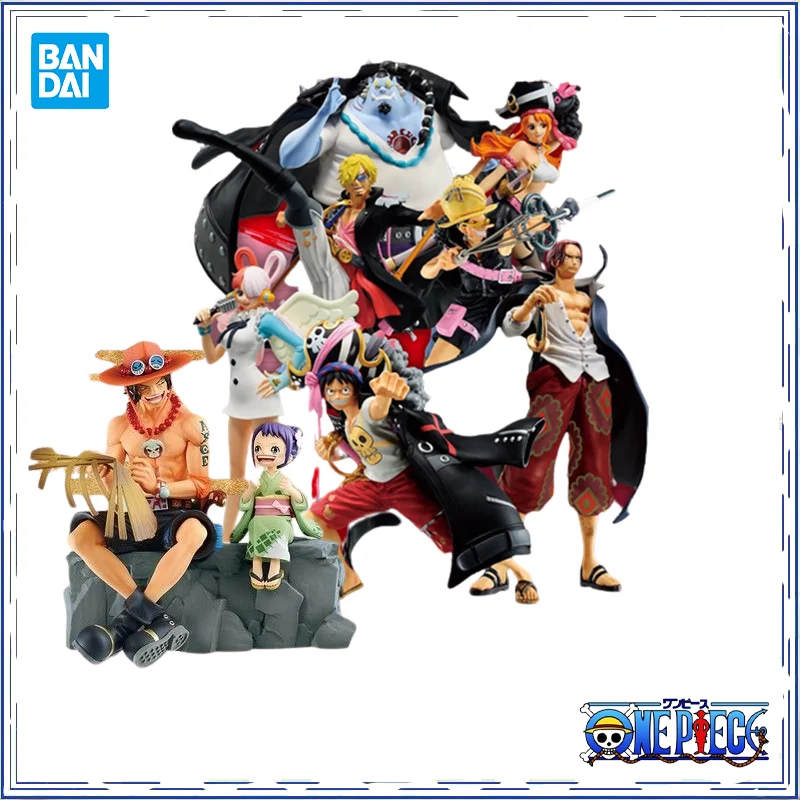 BANDAI ONE PIECE Figure FILM Red UTA LUFFY SANJI NAMI Anime Action Figure Collection Doll Model