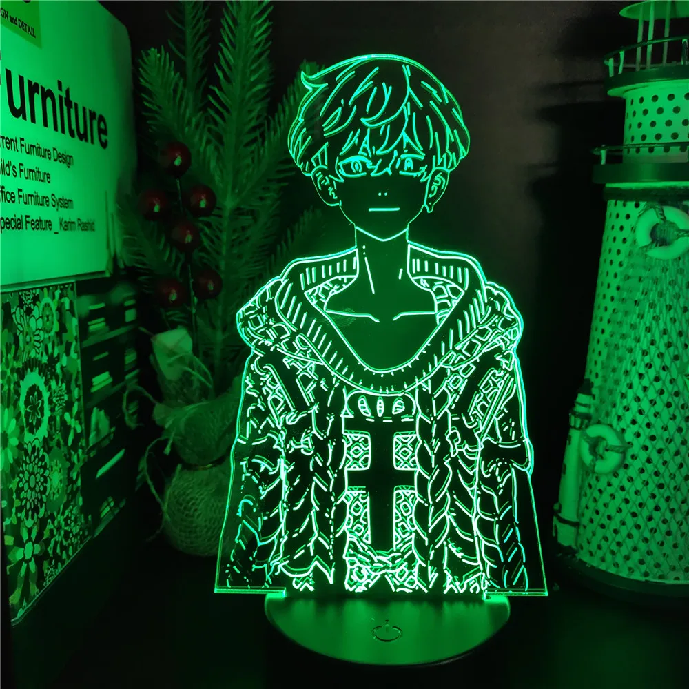 

Аниме Токийский Мстители Chifuyu Matsuno 3D лампа светодиодный ночсветильник манга красочная лампа для спальни настосветильник освещение декоративный подарок для детей