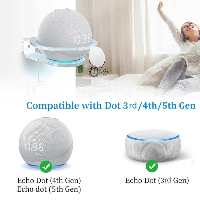 Echo Dot Mount Stitch Inspired Amazon Echo Dot 4th Or 5th Gen