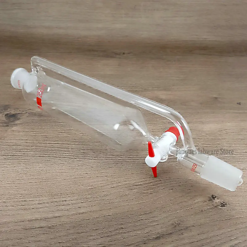 Lab Separatory Funnel 1pc 10ml to 1000ml Lab Constant Pressure Separating Funnel with PTFE piston Joint size: 19*19#, 24*24#, Dropping funnel