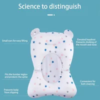 PANGDUBE Coussin de baignoire pour bébé, siège de soutien de bain réglable, coussin de bain pour nouveau-né de 0 à 1 an, siège flottant pour baignoire pour douche 2