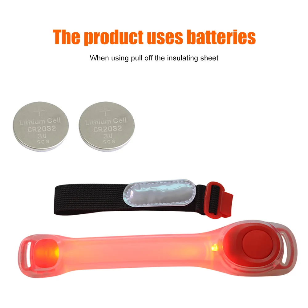 LED Light Up Armband Adjustable Wearable Running Arm Belt Glow The Dark Running Walking Cycling Concert Roller Skates Light reflective arm bands