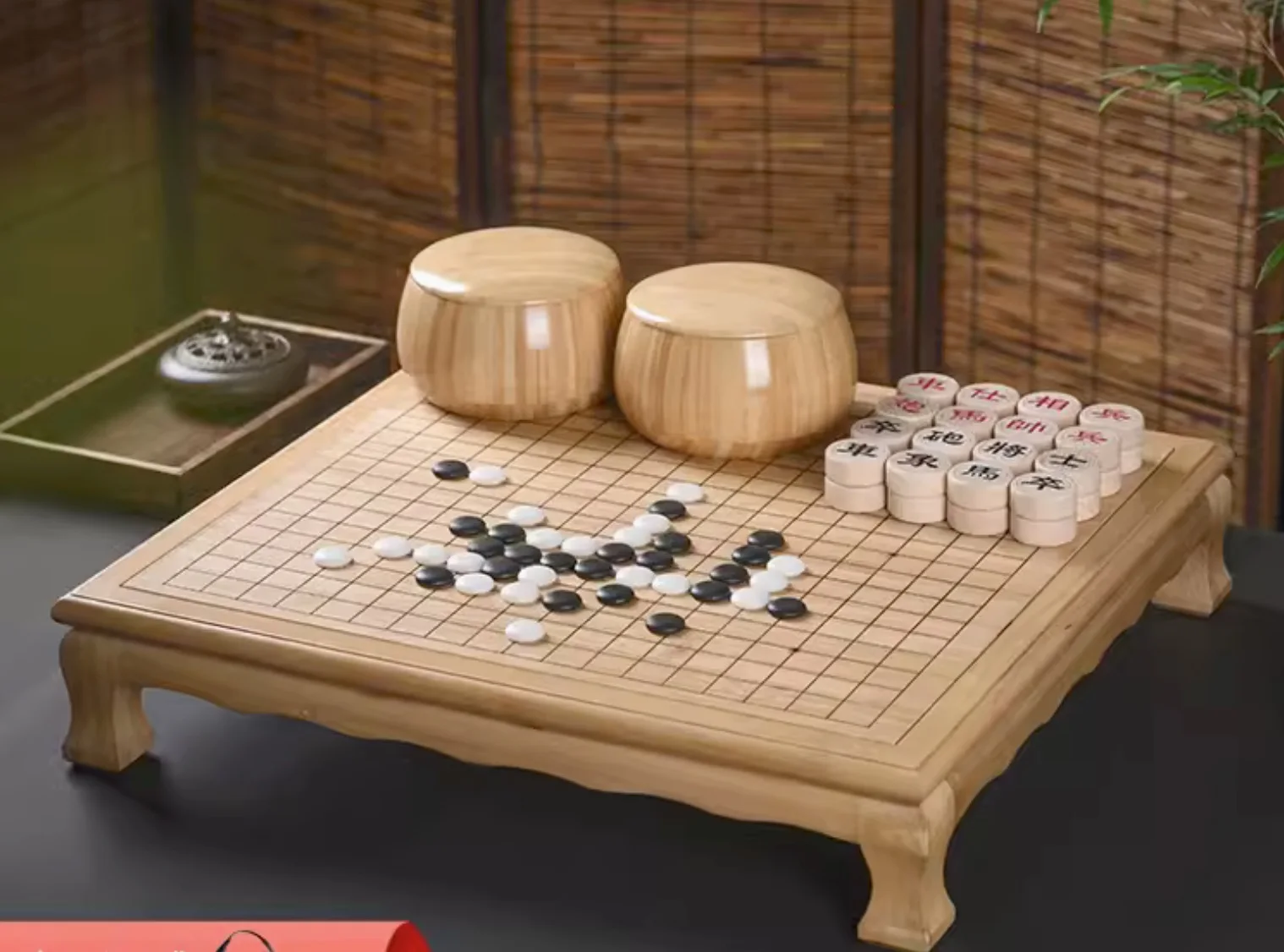 Go weiqi 중국 체스 보드 및 체스 조각 전체 세트, 보드 게임