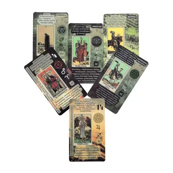 Il gioco di carte dei Tarocchi per principianti in spagnolo è un gioco da tavolo e un gioco di carte per attività sociali, adatto per la comunicazione linguistica durante le riunioni.
