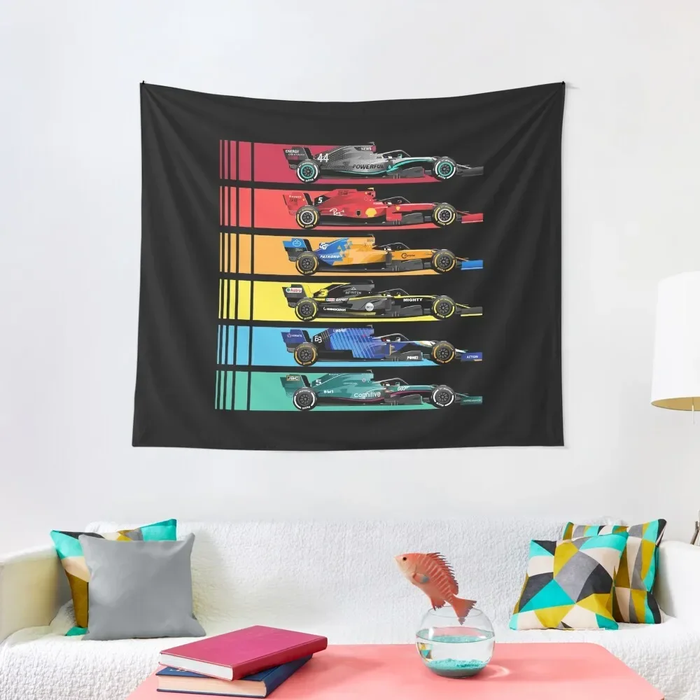 

Formula Racing Cars 2023 Tapestry Room Decor Korean Style Hanging Wall Tapestry