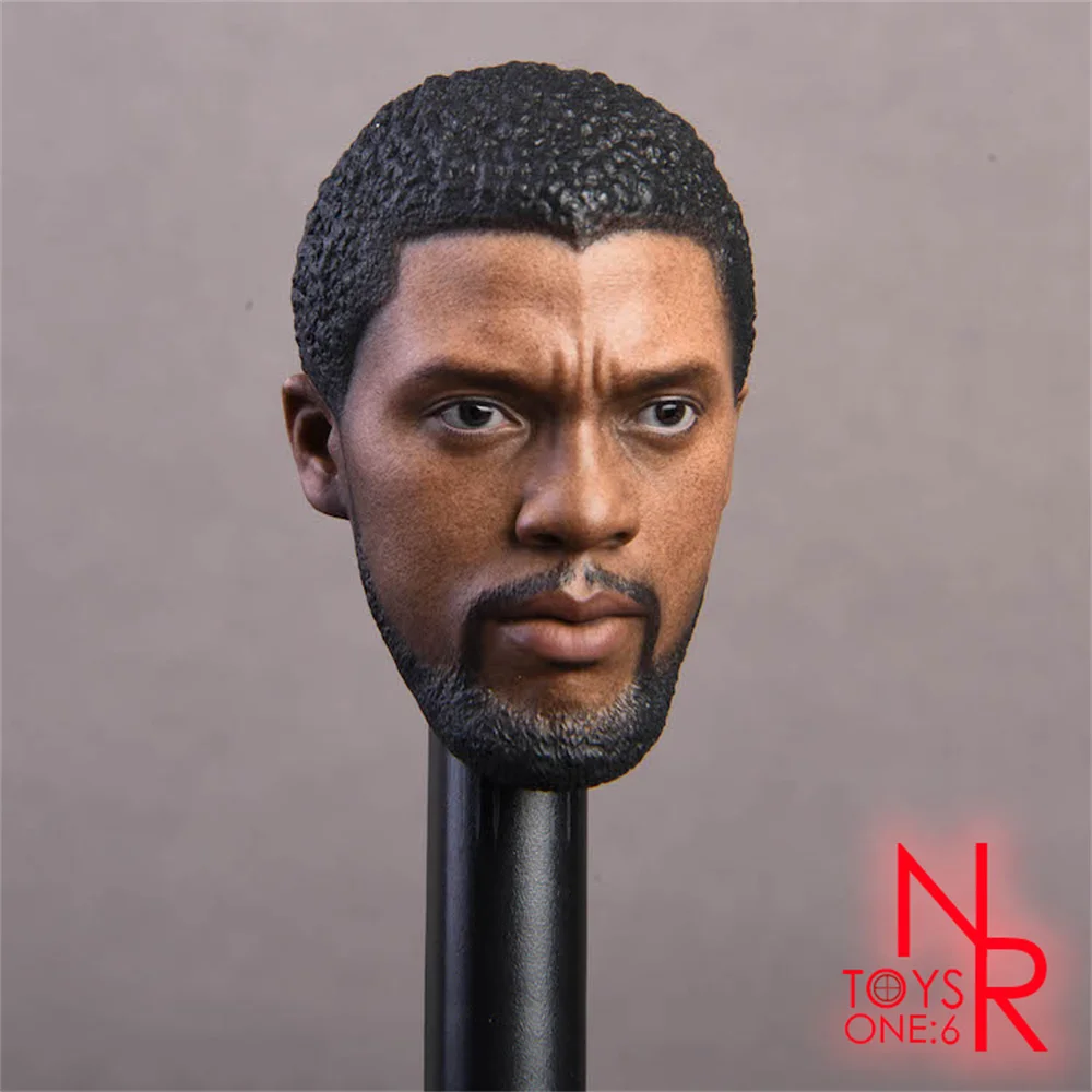 

NRTOYS Chadwick Boseman Черная Мужская голова резьба 2,0 звезда игрушки модель 1/6 масштаб певец экшн-фигурки