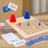 Wooden Math Multiplication Board Montessori Counting Toy Kids Early Learning Educational Toys Interactive Game for Children Gift 3