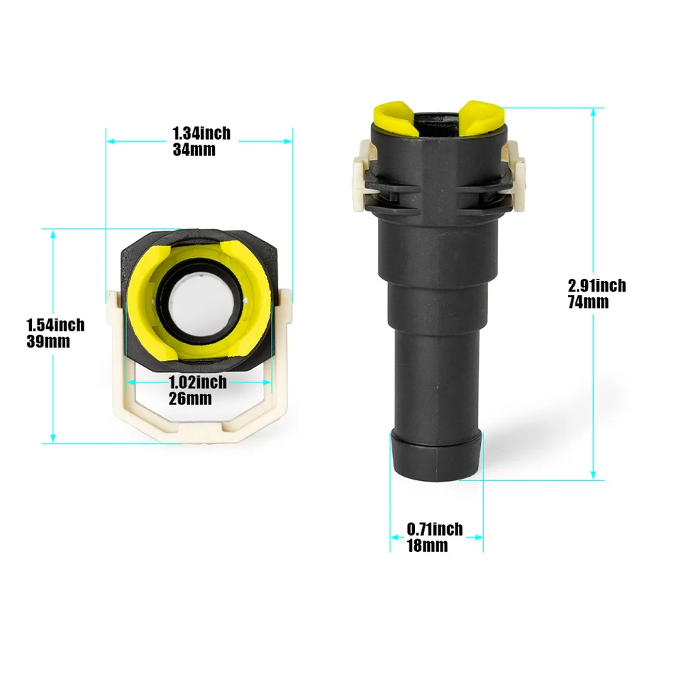 1/2/5 Pcs D651-61-240 Cooling System Heater Water Hose Connector