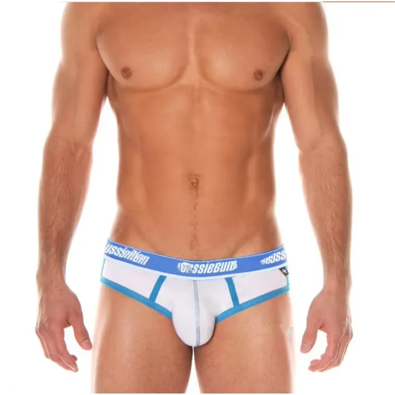 New comfortable breathable briefs men's WJ series three-dimensional sports low waist briefs 3