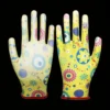 12/8/2Pairs Random Color Outdoor Protective Work Gloves Gardening Gloves for women and Men PU Nylon Garden Gloves 5