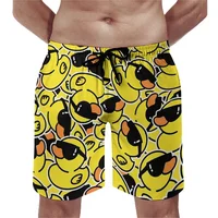 Summer New 3D Printed Cute Animal Yellow Duck Beach Shorts For Men Kid Funny Streetwear Swimming Trunks Fashion Cool Short Pants 1