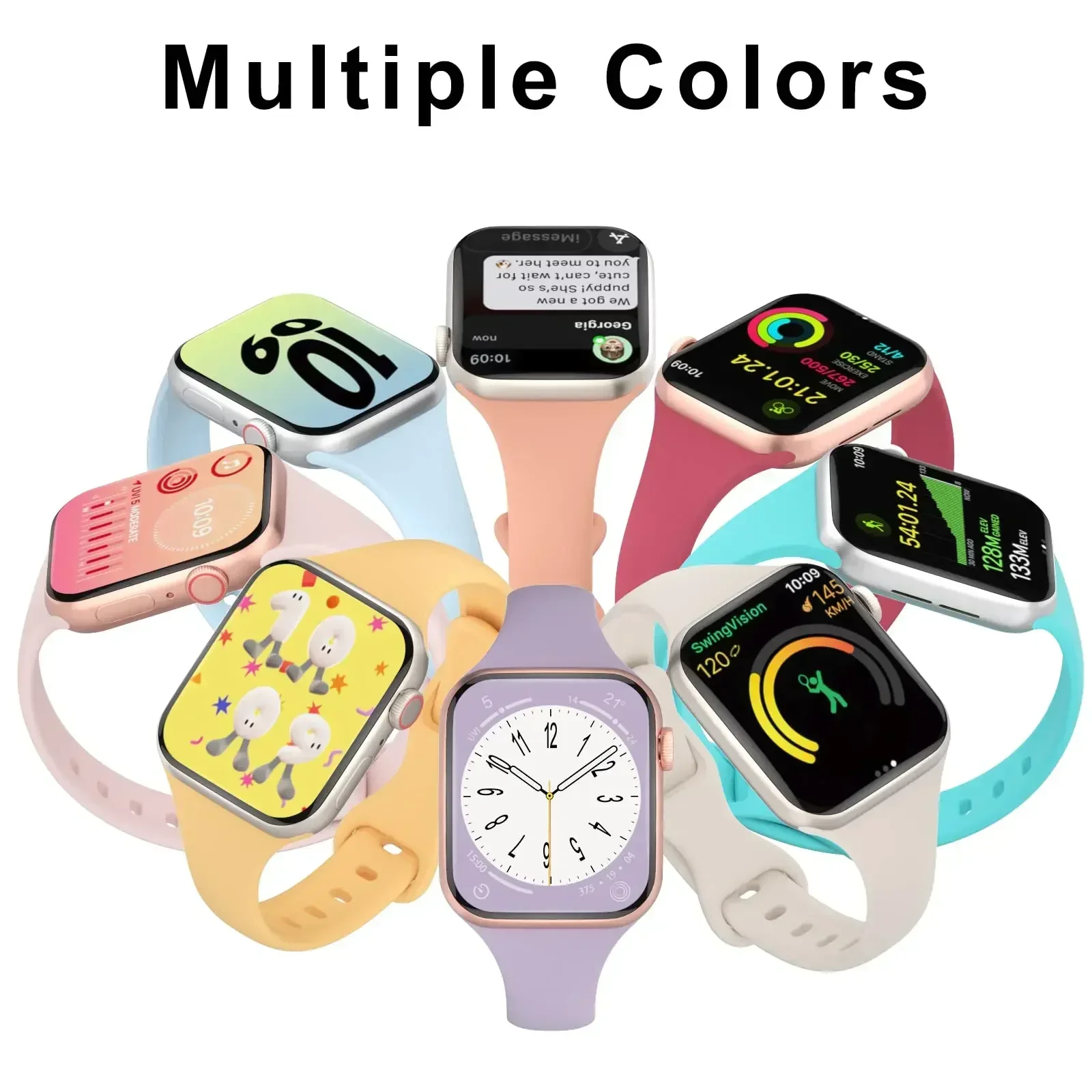 Thin Silicone Strap For Apple Watch 49mm 44mm 45mm 41mm 42mm Solid Color Strap Bracelet For IWatch Series 9 8 7 6 5 4 SE Ultra 2 Best Sellers In Consumer Electronics Thin Silicone Strap For Apple Watch 49mm 44mm 45mm 41mm 42mm Solid Color Strap Bracelet For IWatch Series 9 8 7 6 5 4 SE Ultra 2 Best Sellers In Consumer Electronics