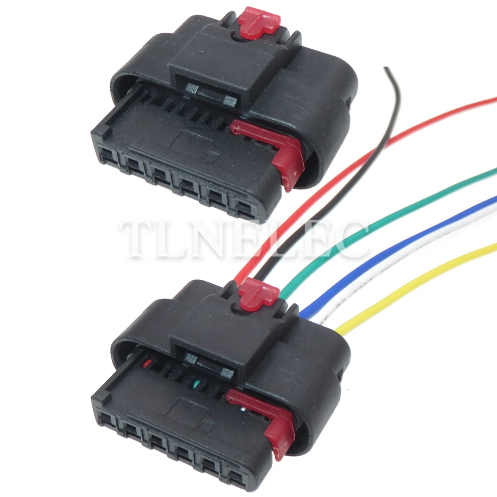 Presa Sigillata Per Auto A 6 Pin Con Cavi Connettori Per Cavi Di Cablaggio Maschio Femmina Per Auto Per Benz Bmw 1-1924292 Ts16949