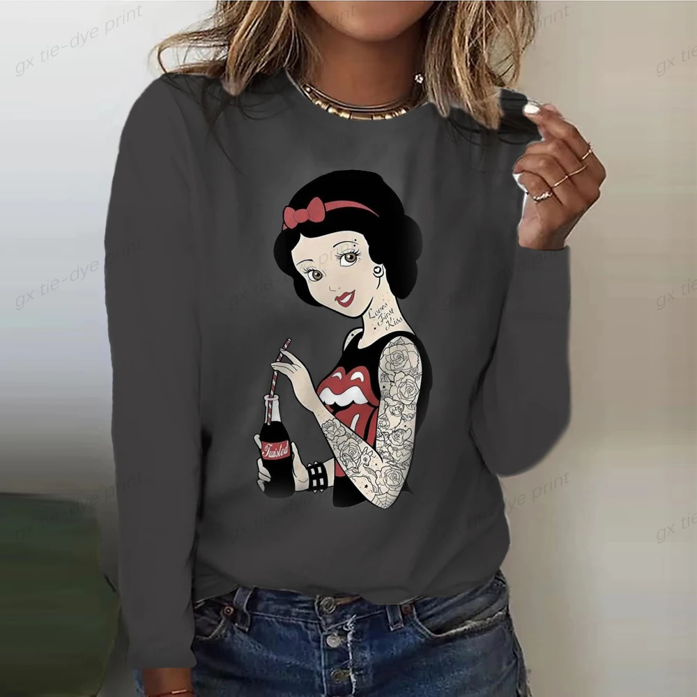 Dark Princess Tattoo Girl Selfie T Shirt Women Soft Cotton Tops Wonderland Disney  Princess Graphic Tees Women Cartoon Tshirts  Tshirts  AliExpress