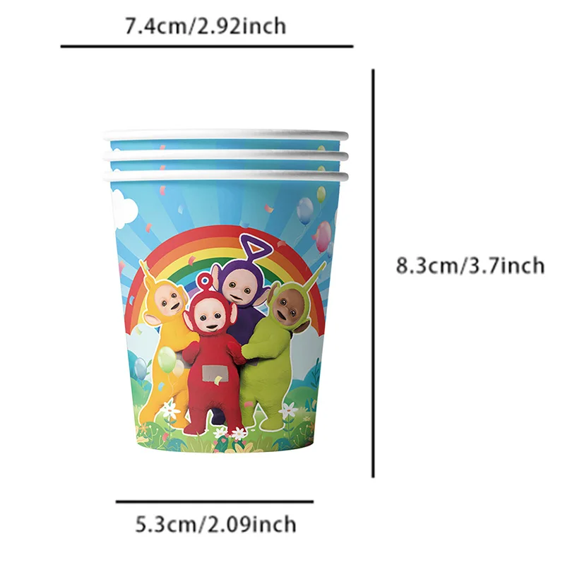 Teletu-bbies Party Supplies Baby Banner Cake Topper Disposable Tablecloth Balloon Kids Birthday Party Decoration Baby Shower birthday party supplies cake decoration toppers party supplies disposable tablecloth