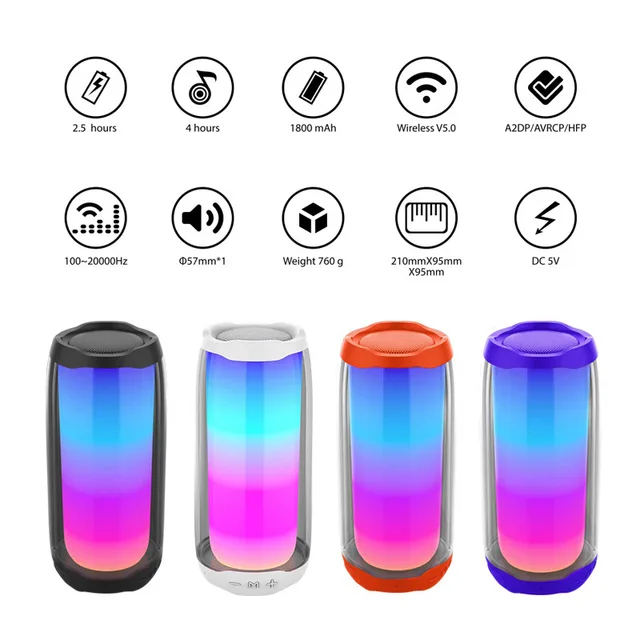 Portable Wireless Barrel War Drum Different Models and Colors 6