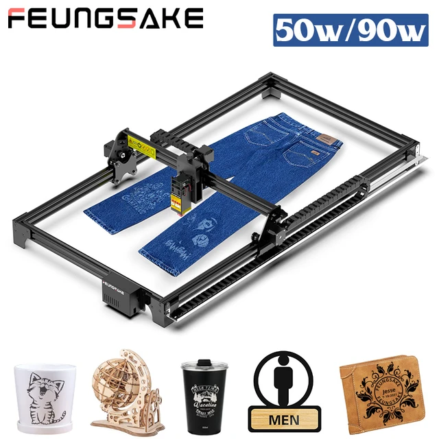 90W Laser Engraver On Wood Engraver Machine 50W Laser Engraving