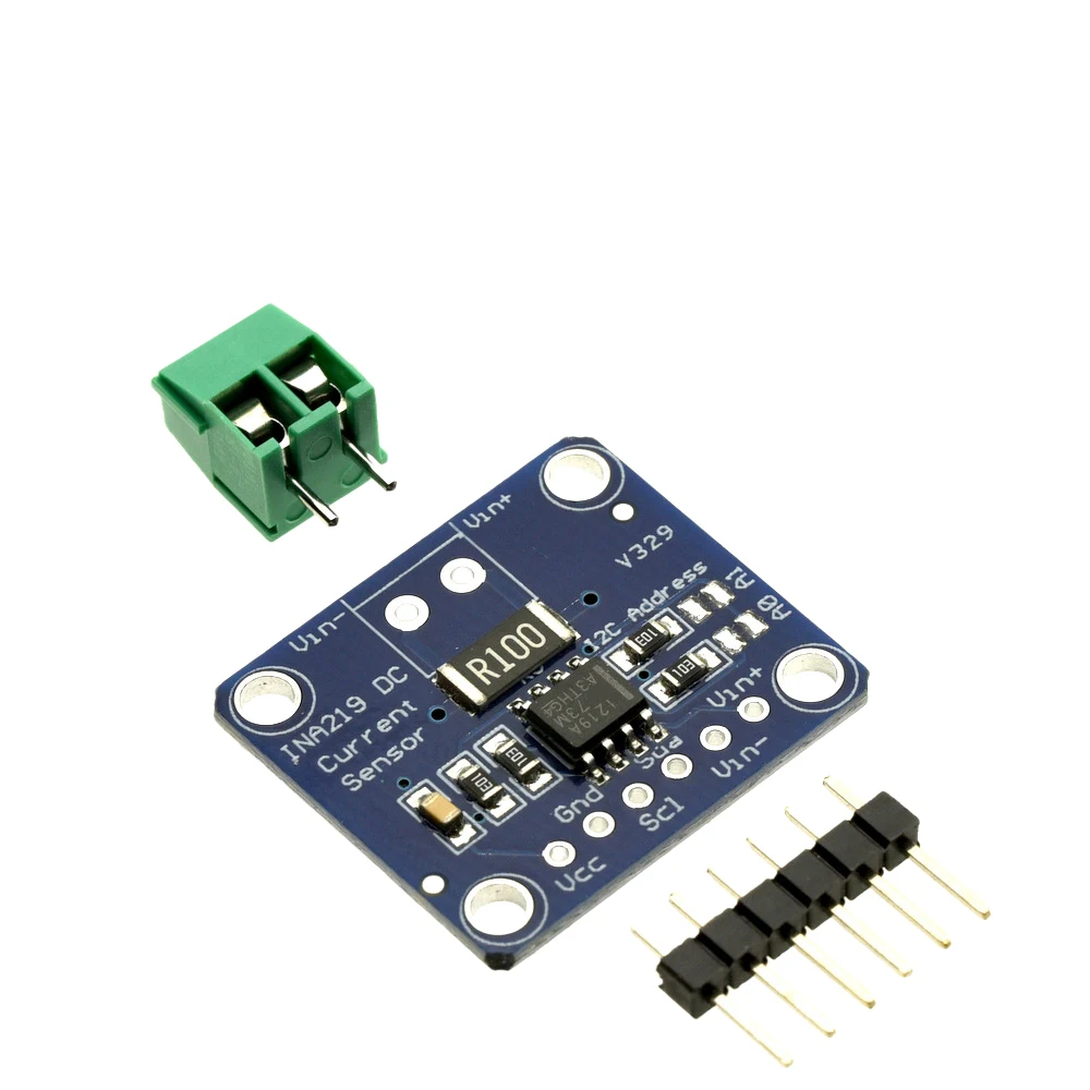 Pack 5 Módulos INA219 Sensor De Potencia I2C | Medición Voltaje Y Corriente | Para Arduino, Raspberry Pi | 3V-5V