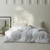 Solid Color Lightweight Quilted Cotton Comforters Twin Single Queen King Size, Comfortable Soft Breathable All Season Duvet 2