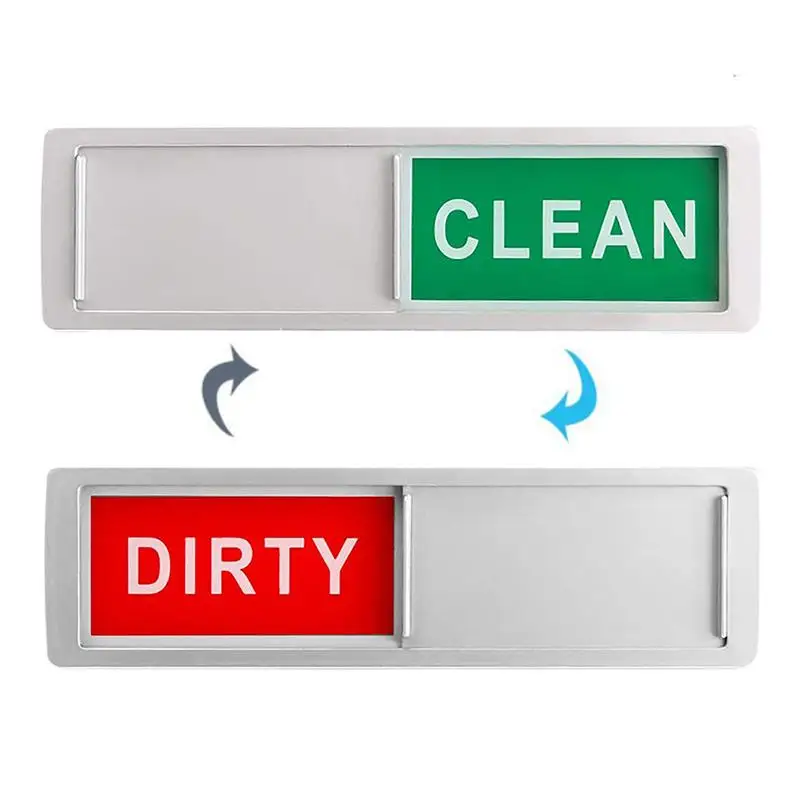 Magnetic Dishwasher Indicator Sign Clean Dirty