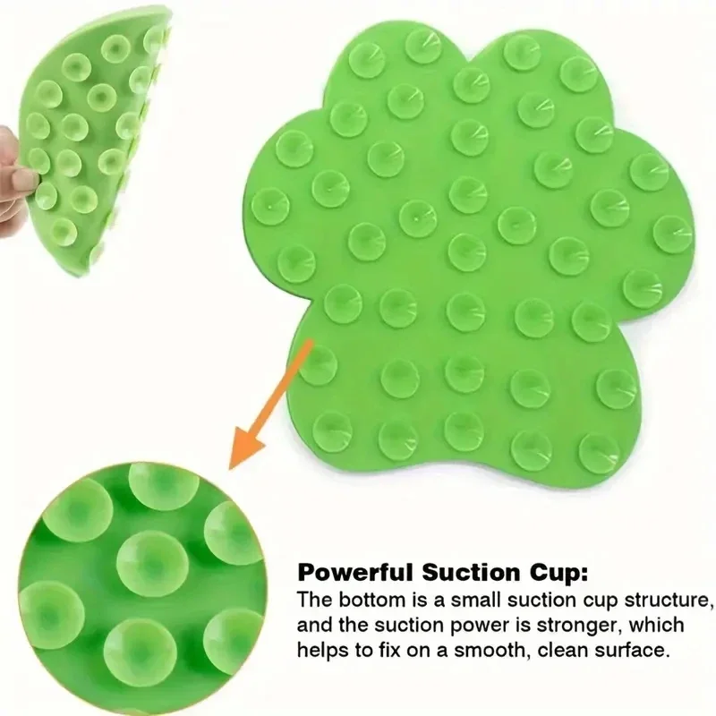 Tapis De Léchage Pour Chien Avec Ventouses, Sans BPA - Soulage L'Anxiété, Gamelle Anti-Glouton, Facilite Bain, Toilettage Et Dressage, Améliore