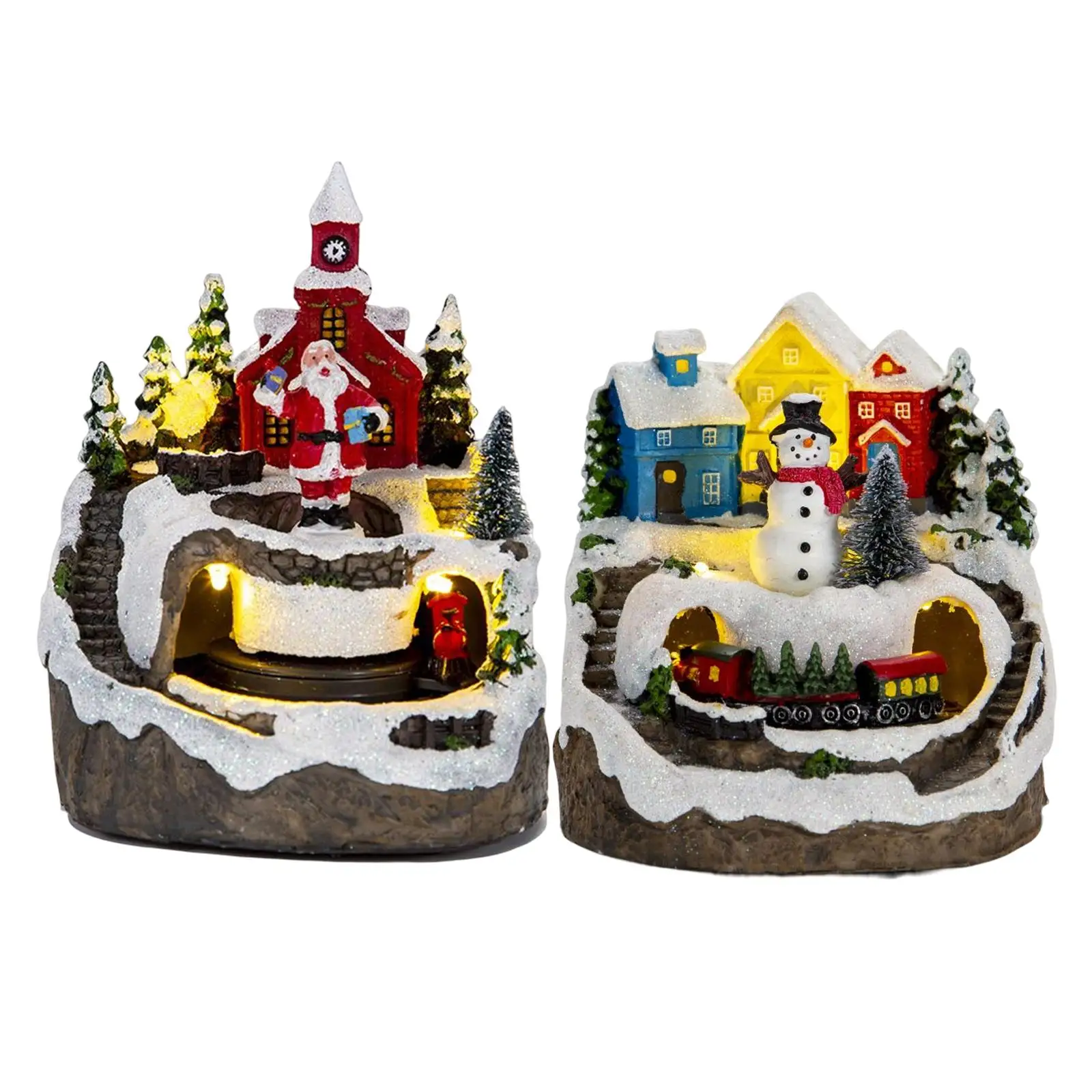 

Статуи из смолы, декоративные светильники, украшения для рождественской музыкальной шкатулки, скульптуры для