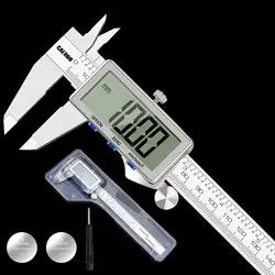 Precision Stainless Steel Digital Calipers with Large LCD Screen, 150mm/6 inch, Ideal for Home and DIY Projects (150mm)