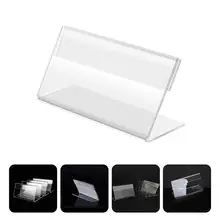 

20pcs Practical Sign Display Holder Price Sign Stand Business Card Holder