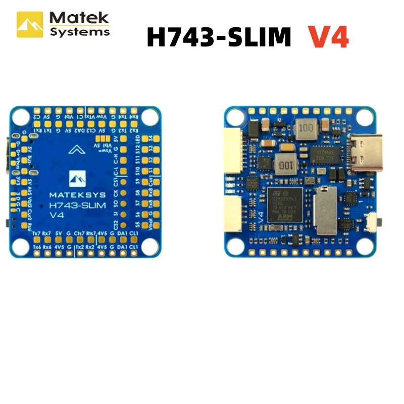 S898c857becf6442389827cda97c23a0aP.jpg Matek Mateksys H743 SLIM V4 contrôleur de vol avec OSD MicroSD intégré pour modèle Multicopter de Drone FPV RC