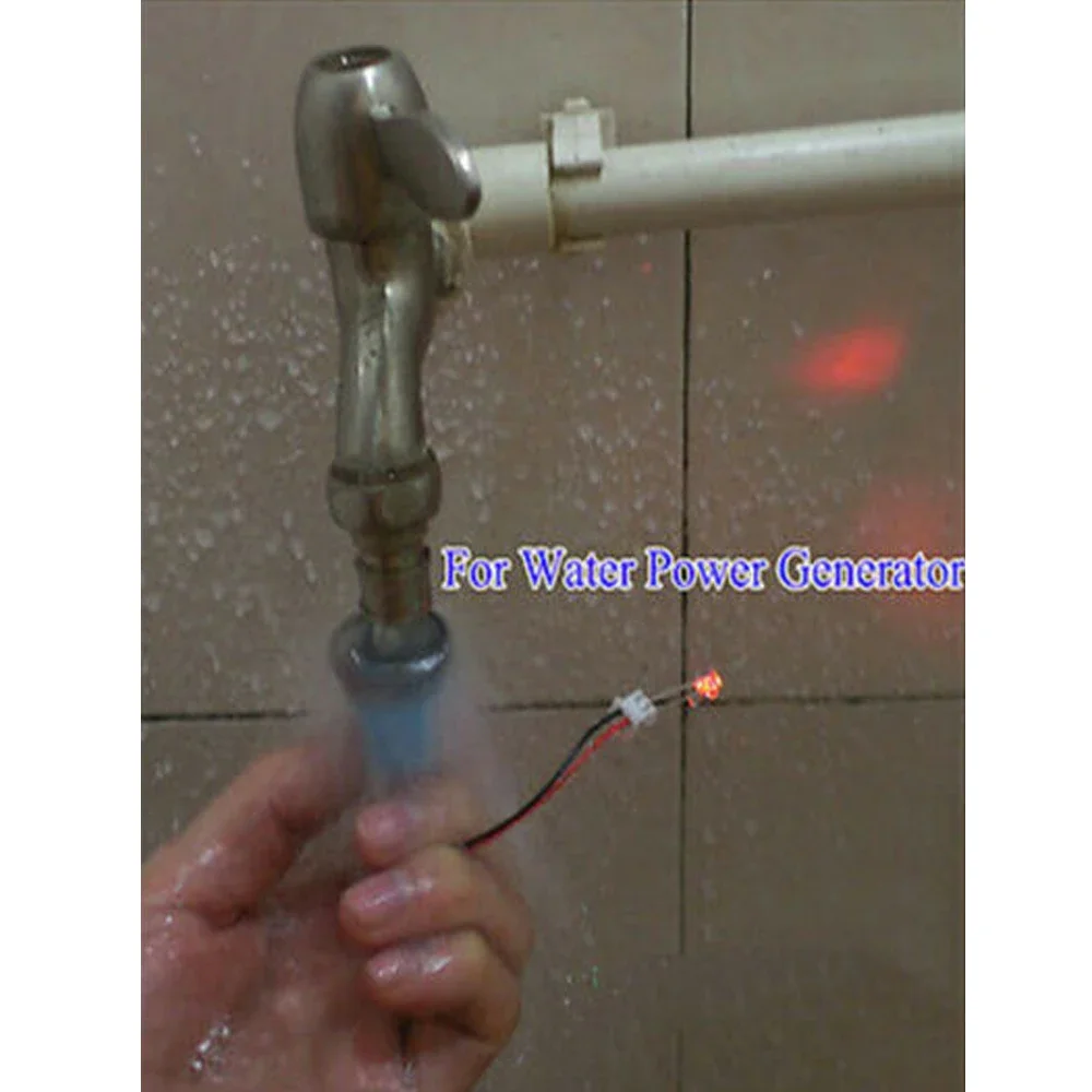 1pcs Micro Wind Turbines Generator Hydraulic Wasser Generator Water for AC Power Water Teaching DIY Kit Test