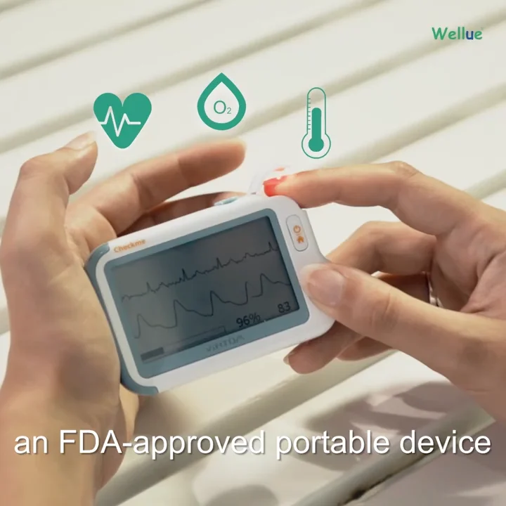 Viatom Checkme Pro Doctor Pulse Rate Blood Oxygen Ecg Monitor Ecg Test Machine