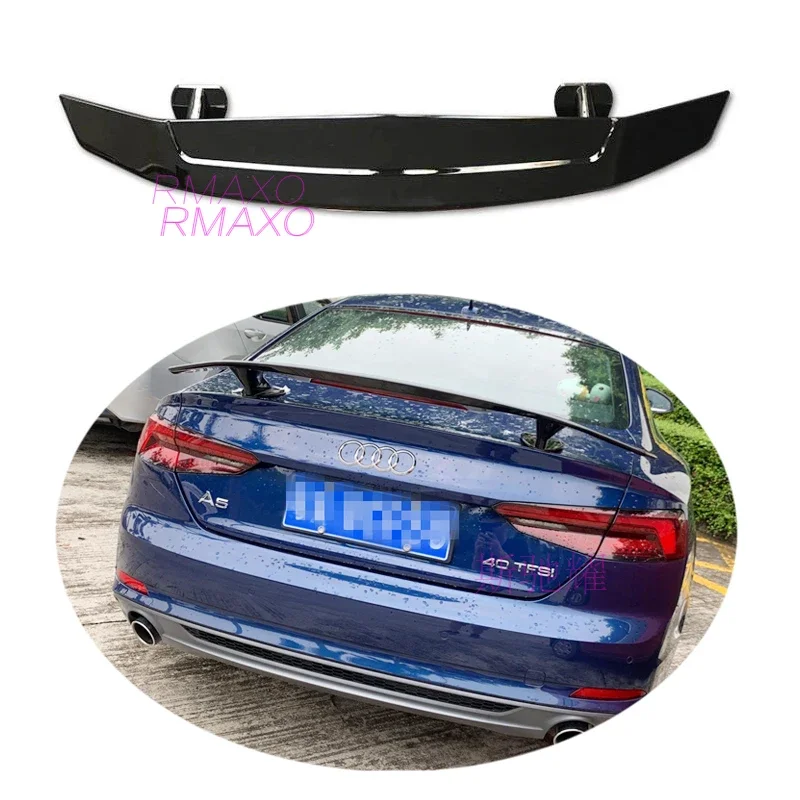 Per Audi A5 A7 Spoiler 2017-2019 Audi A5 A7 Tf Spoiler Di Alta Qualità Materiale Abs Auto Ala Posteriore Primer Colore Spoiler Posteriore