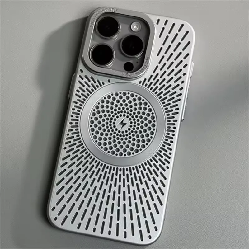 Sleek Ultra Slim Heat-Breathable Magnetic Phone Case with Lens Overlay