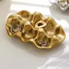 Creative Ceramic 6 Grids Egg Tray Nordic Style Decorative Jewelry Display Storage Plate Shockproof Jewelry Storage Tray Necklace 4